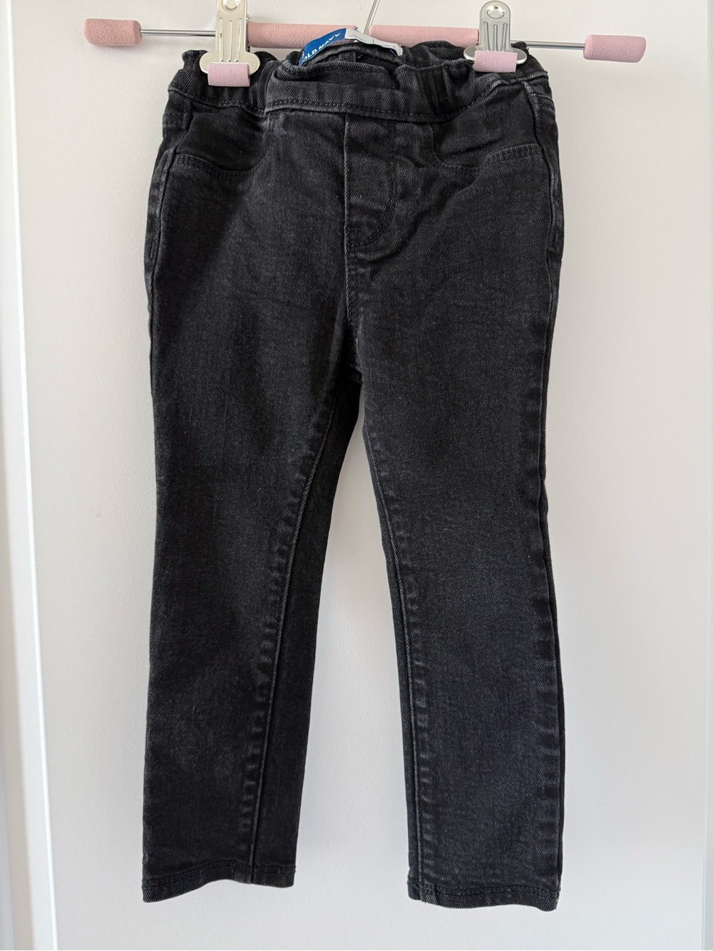 Toddler Girls' Black Stretch Jeans - distressed black